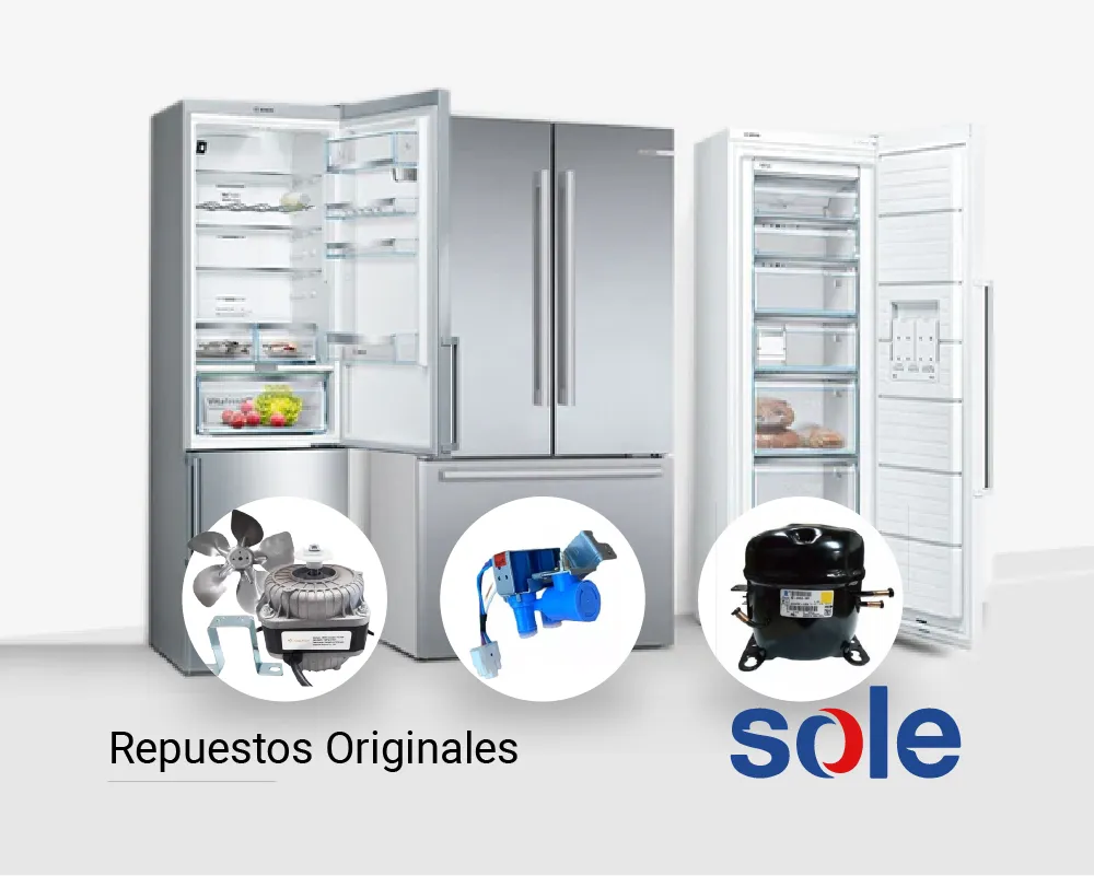 Repuestos Originales para refrigeradoras Sole en Lima