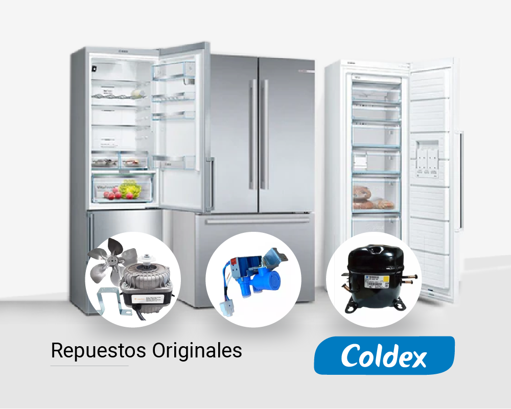 Repuestos Originales para refrigeradroas Coldex Lima Perú
