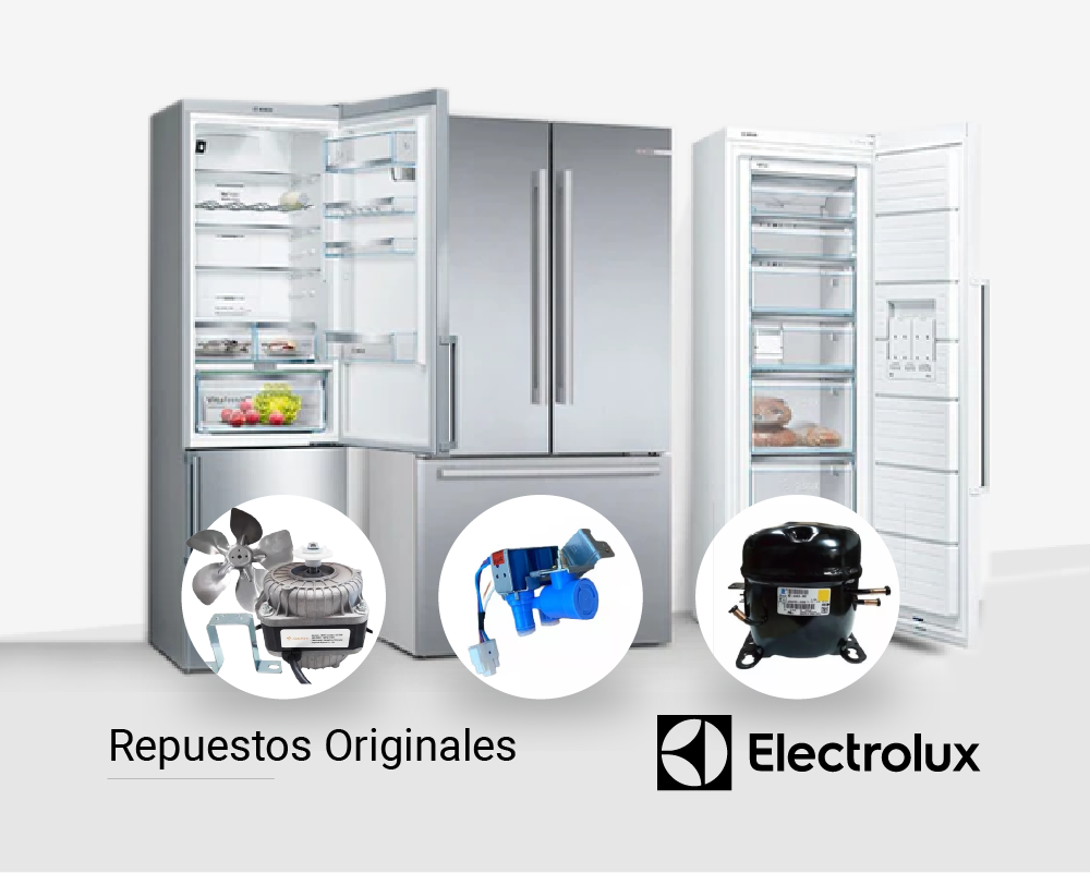 Repuestos Originales para refrigeradoras Electrolux Lima, Perú
