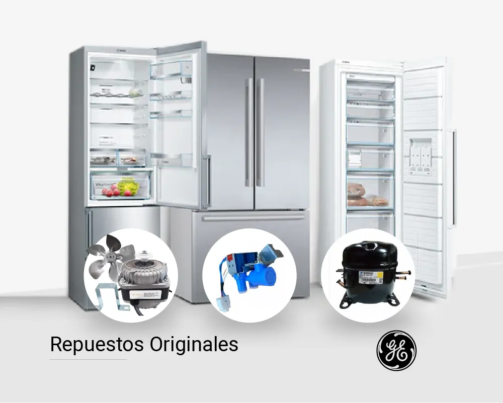Repuestos Originales para refrigeradoras General Electric Lima Perú