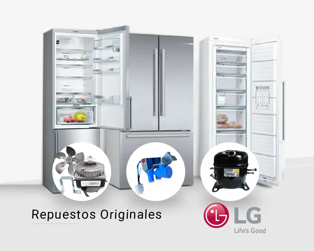 Repuestos Originales para refrigeradroas LG en Lima Perú